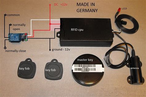 rfid reader transponder key fob security with relay circuit|RFID Reader transponder key fob with relay circuit .